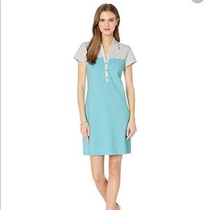 Lilly Pulitzer Tonda Polo Dress Blue Ibiza